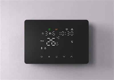Crni meko svjetlo Zigbee Zigbee Termostat za plin